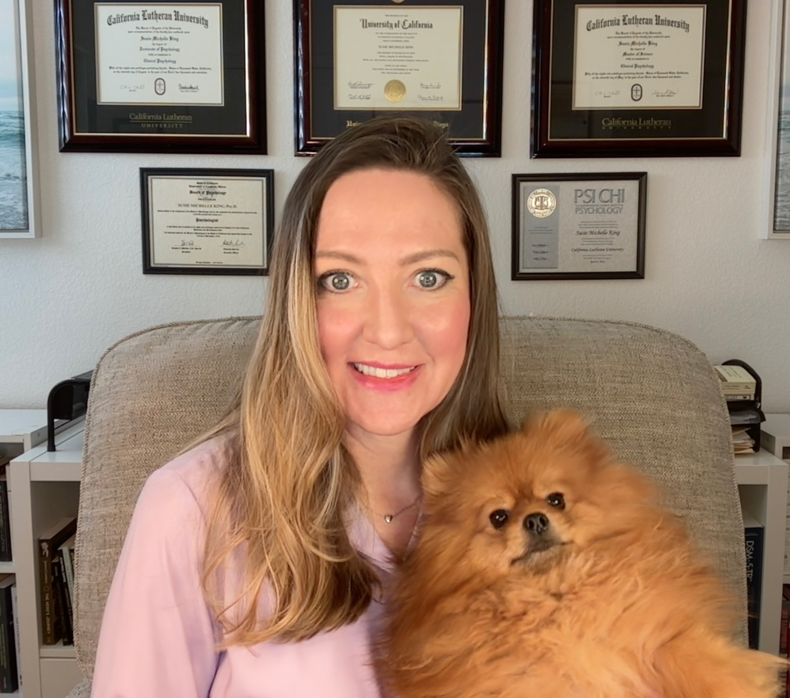 Schedule online therapy appointment with California Psychologist - Dr. Susie King